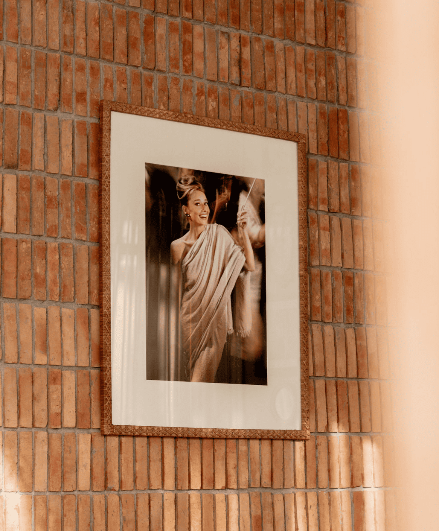 Seaside view of Paper Moon Taghazout restaurant in Morocco Seaside view of Paper Moon Taghazout restaurant in Morocco